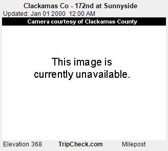 Traffic Cam Clackamas Co - 172nd at Sunnyside